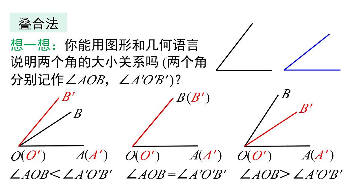2025年人教版七年级数学上册 6.3.2 角的比较与运算（课件）第6页