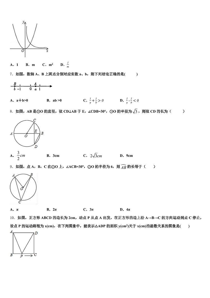 西双版纳傣族自治州勐海县2024-2025学年中考数学考前最后一卷含解析第2页