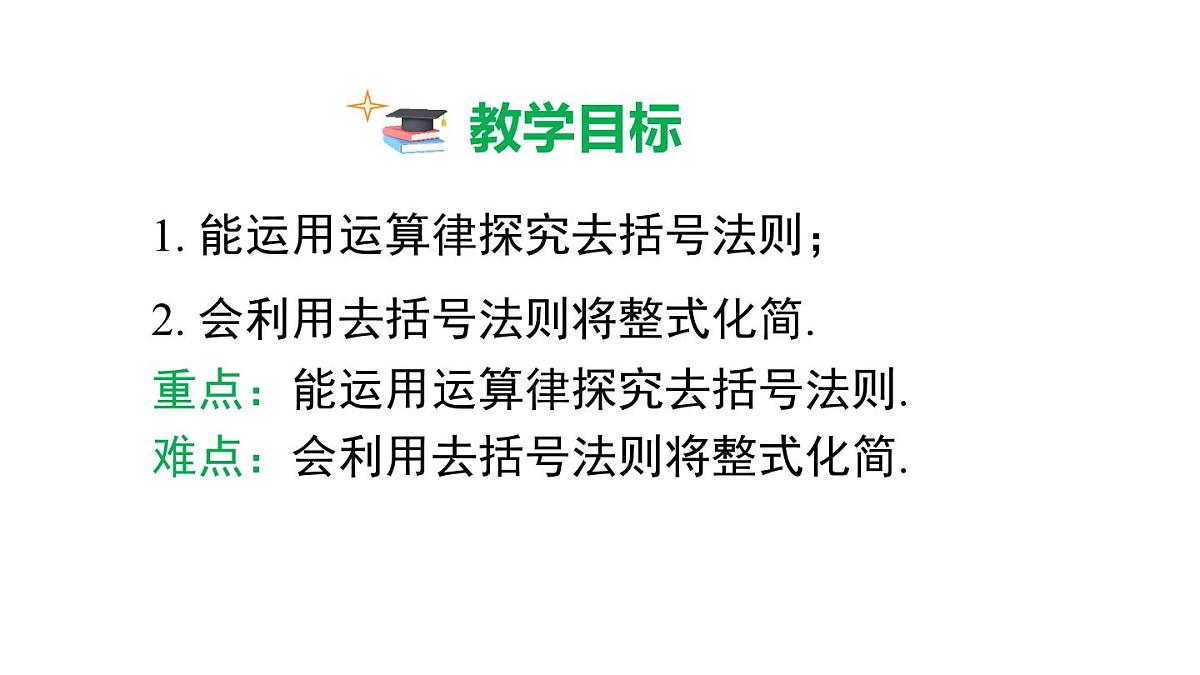 2025年人教版七年级数学上册 4.2 第2课时  去括号（课件）第3页
