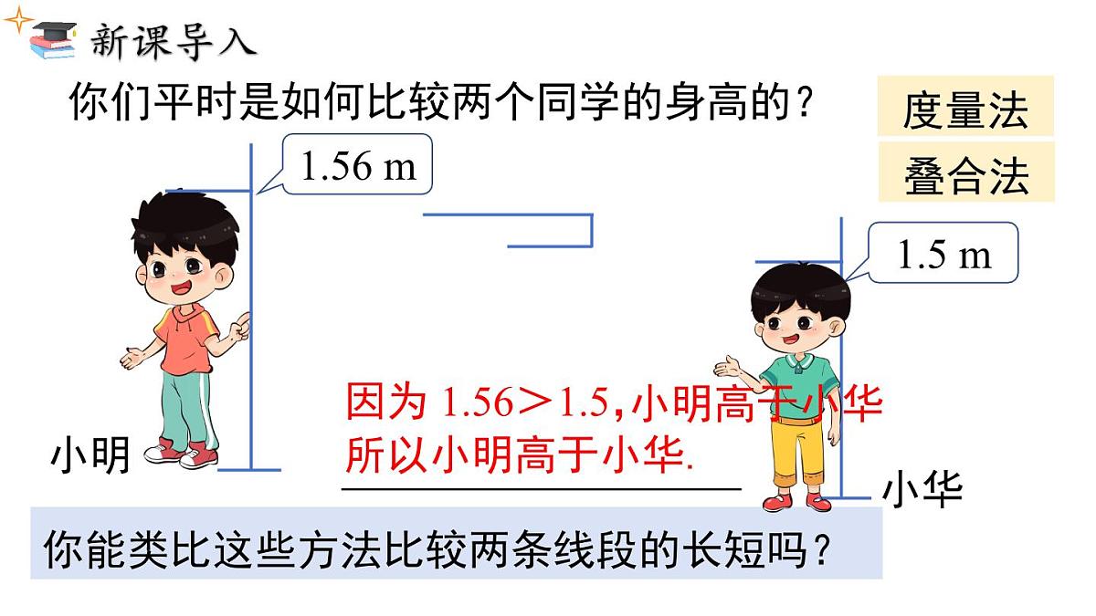 2025年人教版七年级数学上册 6.2.2 线段长短的比较与运算（课件）第4页