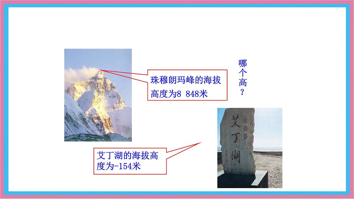 湘教版（2024）数学七年级上册 1.3  有理数大小的比较课件第2页