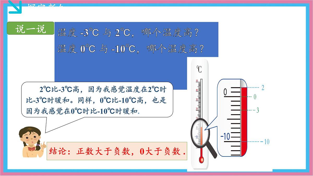 湘教版（2024）数学七年级上册 1.3有理数大小的比较（同步课件）第5页