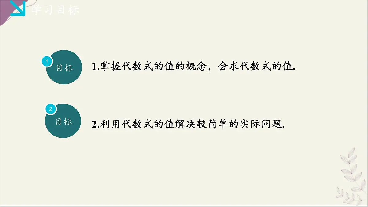 湘教版（2024）数学七年级上册 2.2代数式的值（同步课件）第2页