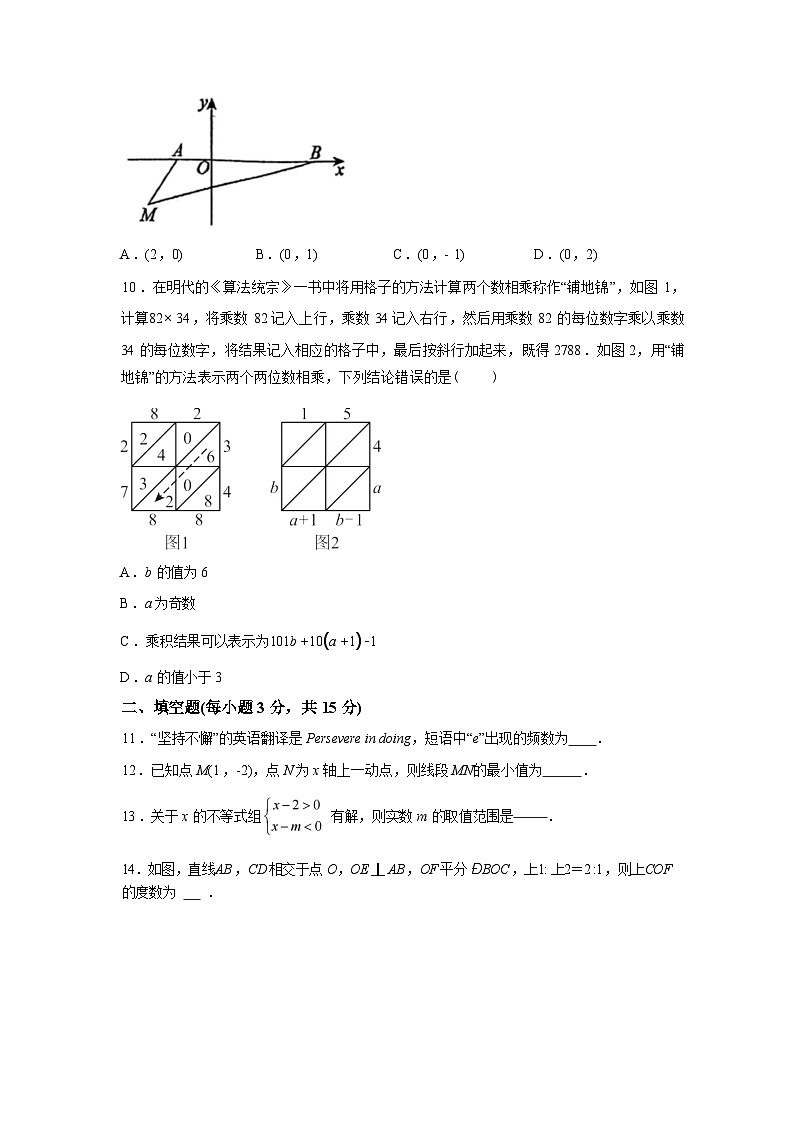 2024-2025学年广东省惠州市惠州一中教育集团下学期七年级数学期末质量监测试卷第3页
