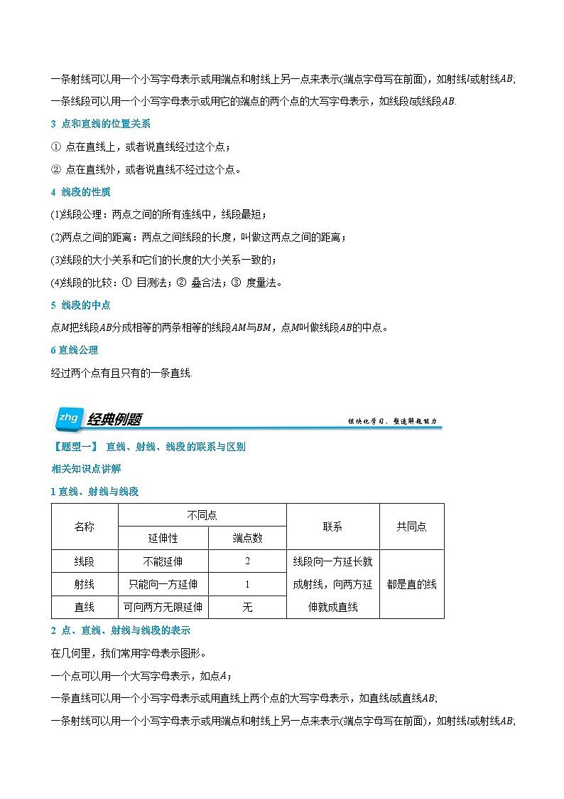 第15讲  直线、射线与线段 2024年新七年级暑假数学预习课（人教版）（原卷版）第2页