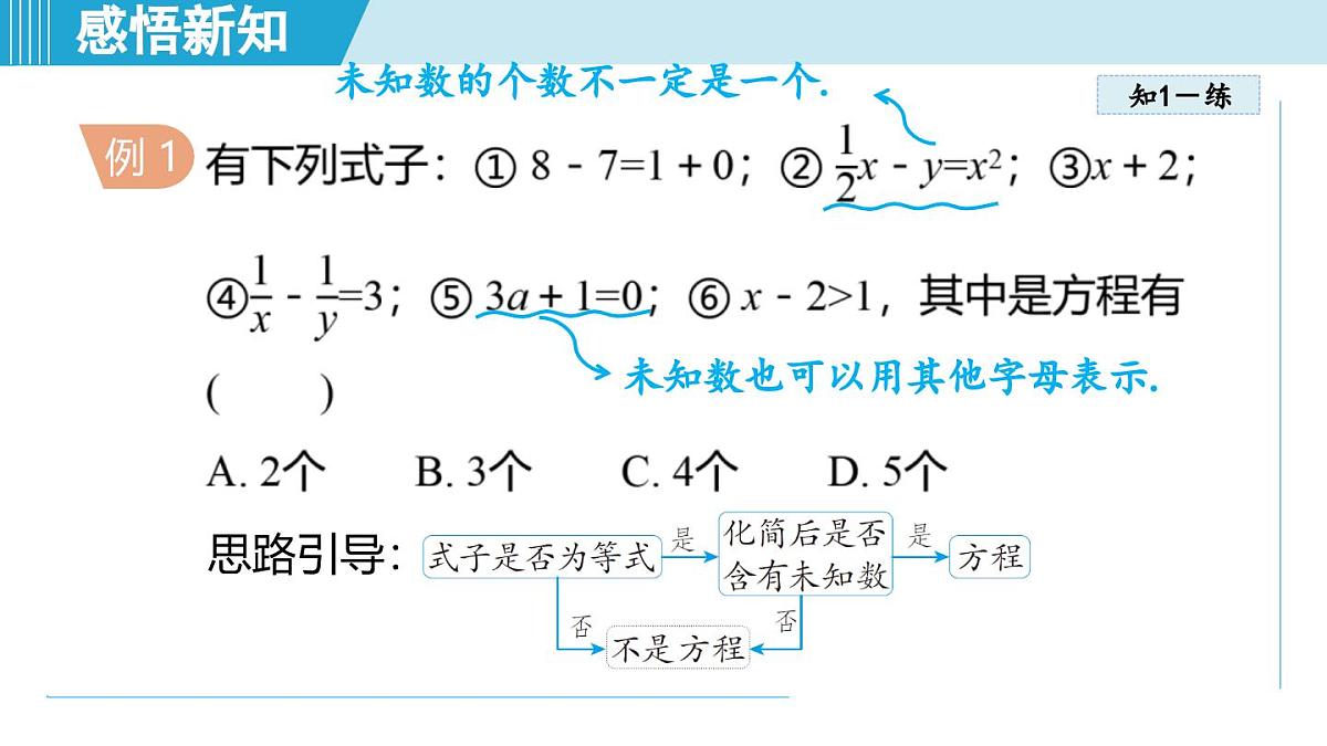 2025年秋人教版七年级数学上册  5.1 方程（学习、上课课件）第6页