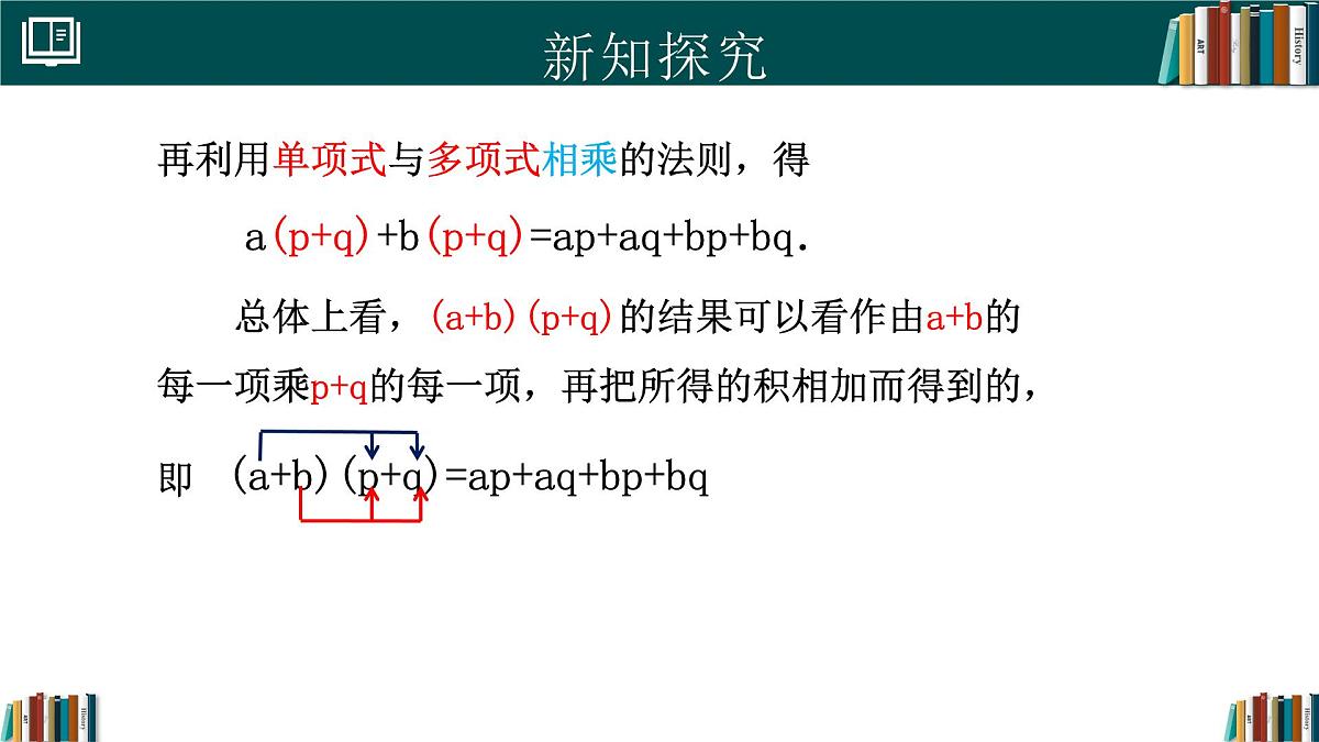 人教版数学八年级上册16.2 第3课时 多项式与多项式相乘 课件第8页