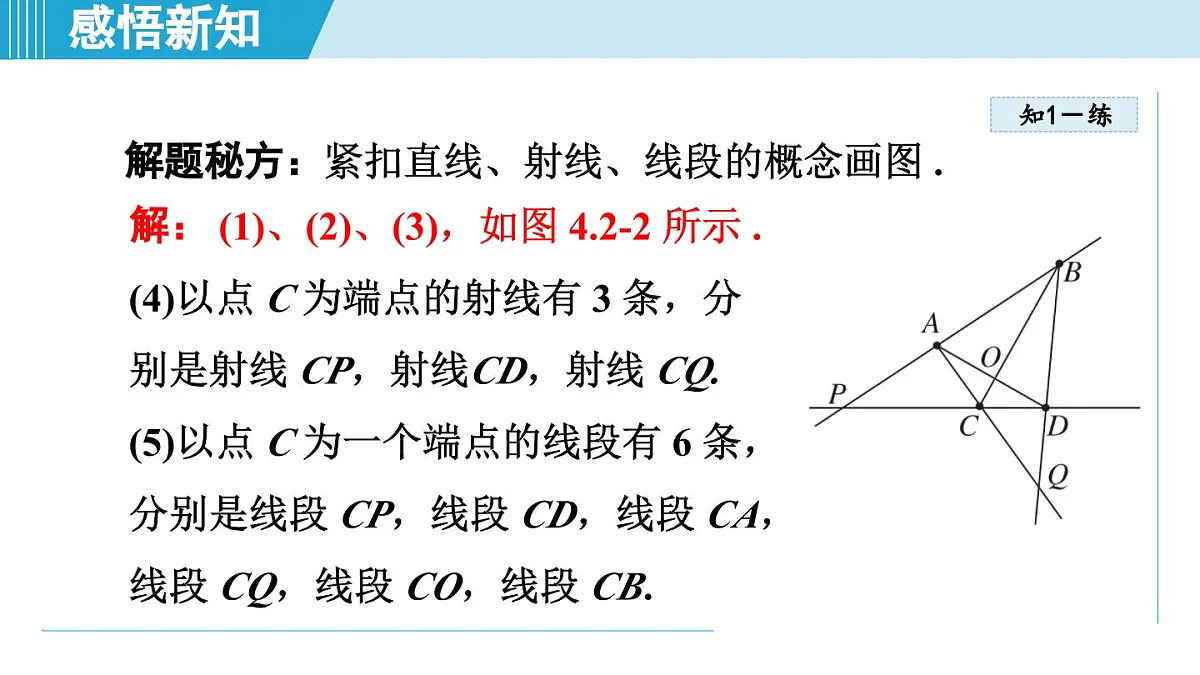 2025年秋湘教版七年级数学上册 4.2 线段、射线、直线（学习、上课课件）第8页