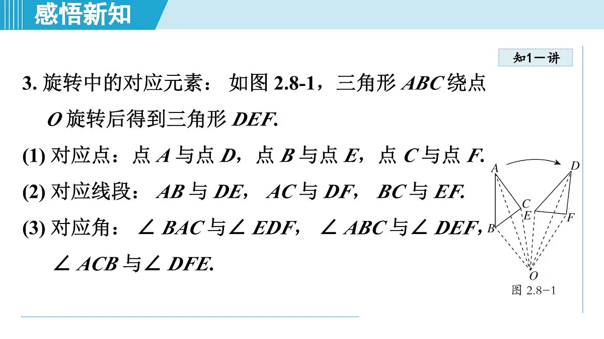 2025年秋冀教版七年级数学上册 2.8 平面图形的旋转（学习、上课课件）第6页