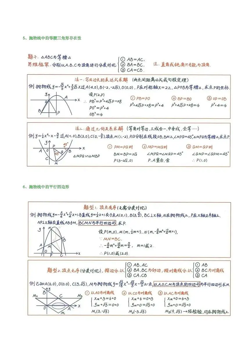 中考数学压轴题24种解题技巧知识点第3页