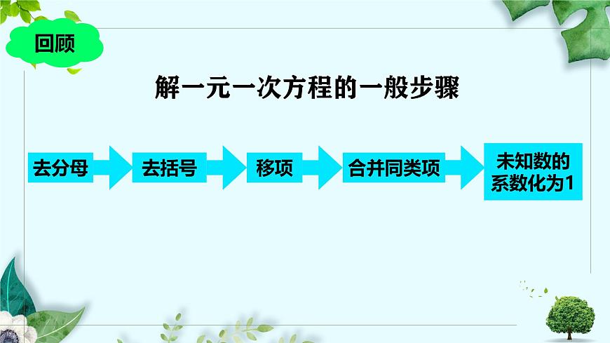 沪科版（2024）数学七年级上册 3.3一元一次方程的应用课件 (2)第3页