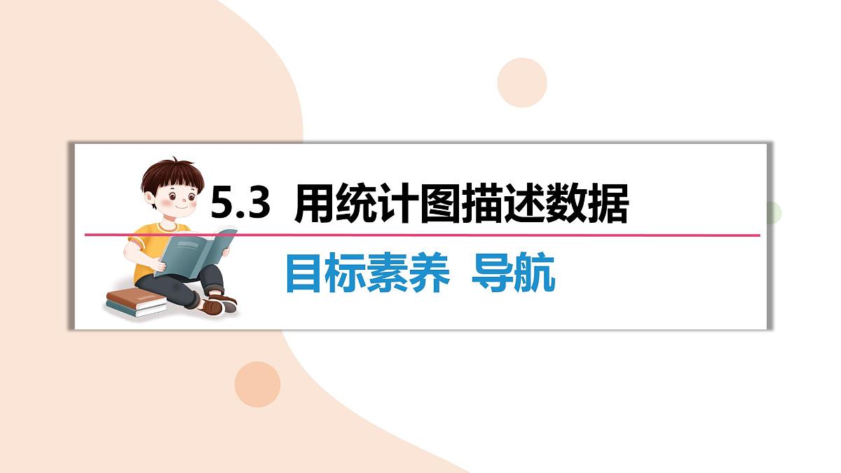 沪科版（2024）数学七年级上册 5.3 用统计图描述数据 课件 (1)第1页