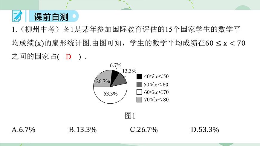 沪科版（2024）数学七年级上册 5.4 从图表中的数据获取信息 课件 (2)第5页