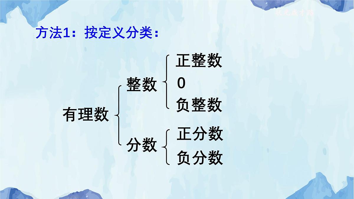 沪科版（2024）数学七年级上册 1.1.2有理数的分类课件第8页