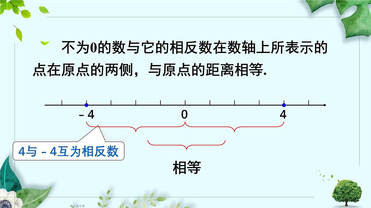 沪科版（2024）数学七年级上册 1.2.2相反数课件第6页