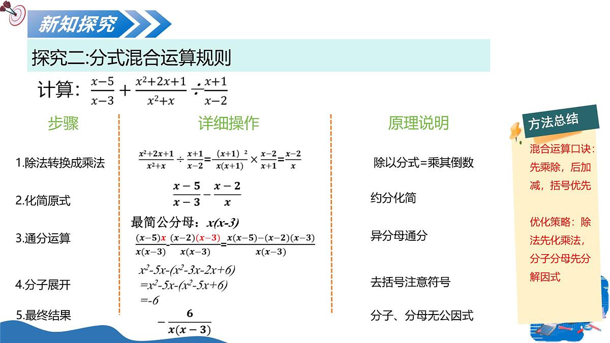 10.4分式的加减法（第2课时分式的混合运算）（教学课件）-2025-2026学年八年级数学上册（北京版2024）第6页