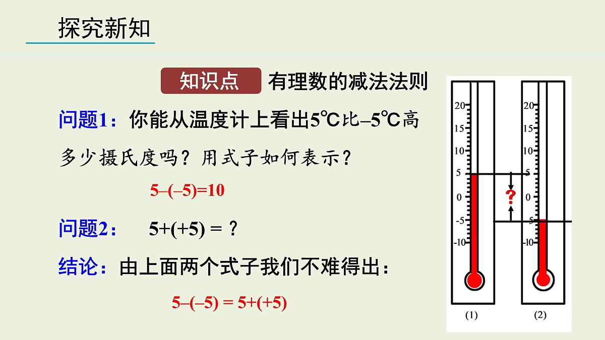 2025年秋人教七年级数学上册2.1.2 有理数的减法 第1课时（课件）第4页