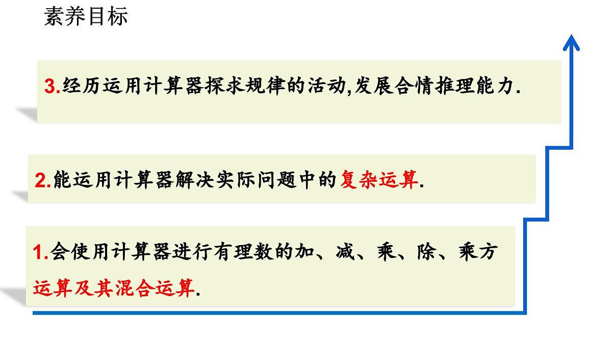 2025年秋北师大版七年级数学上册2.5.2 用计算器进行运算（课件）第2页