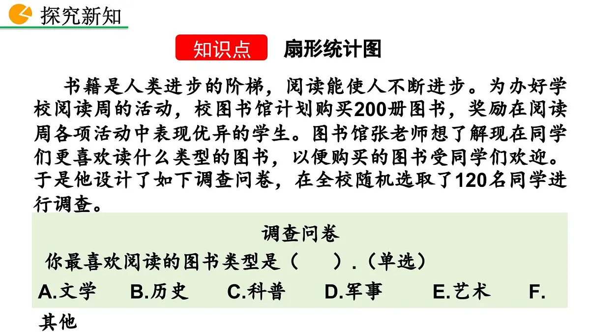 2025年秋北师大版七年级数学上册6.3.1 扇形统计图（课件）第4页