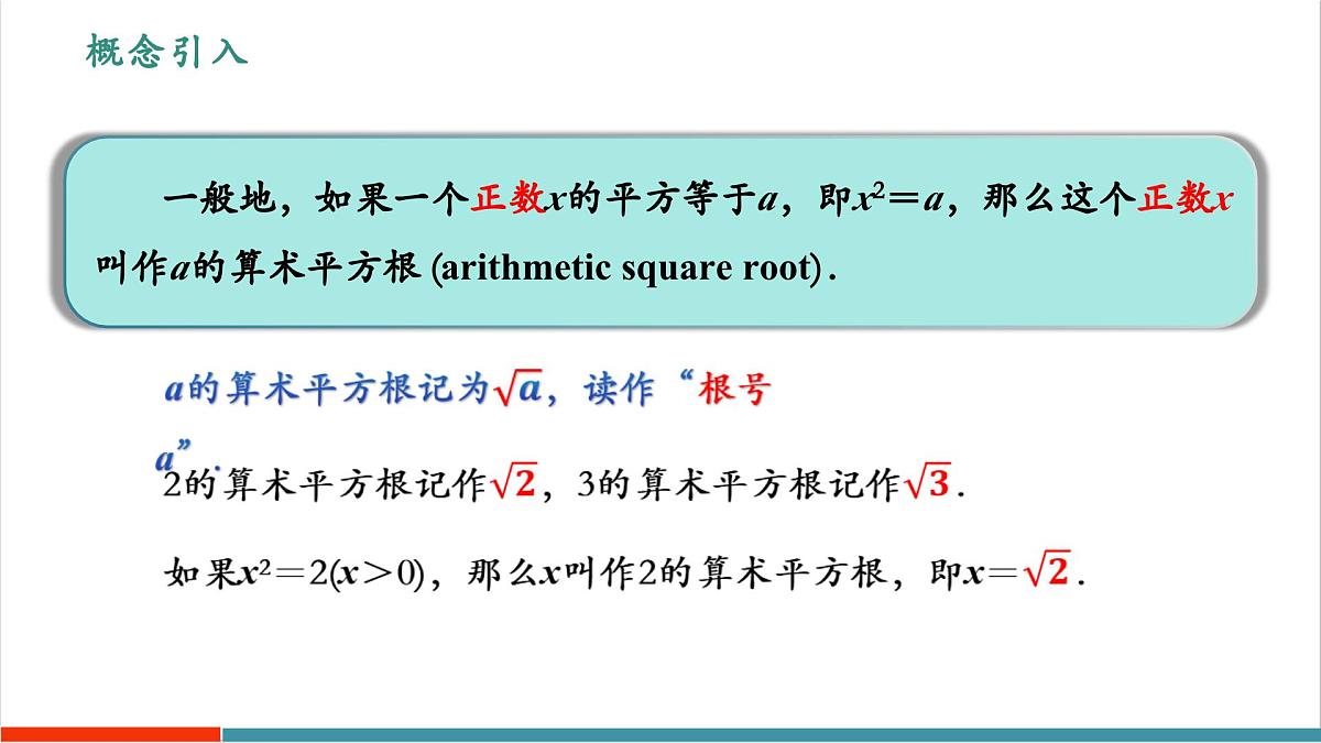 【新教材新课标】苏科版数学八年级上册2.1平方根（第1课时算术平方根）（教学课件）第8页