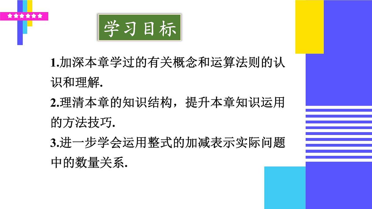 2025年秋人教七年级数学上册第四章 整式的加减章末复习（课件）第2页