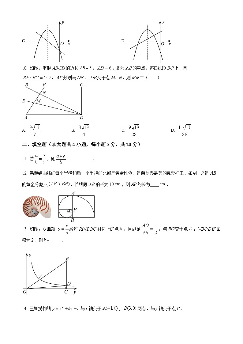 安徽省合肥市蜀山区西苑中学2024-2025学年九年级上学期11月期中数学试题第3页