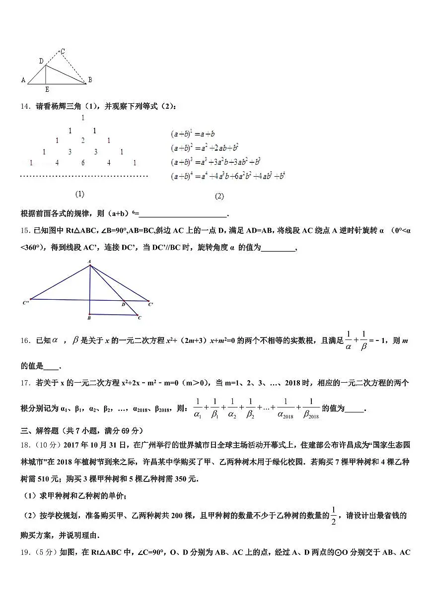 2025届凉山彝族自治州宁南县中考数学仿真试卷含解析第3页