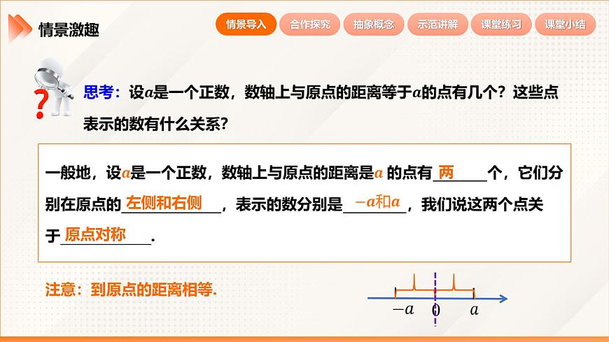 2024新人教版七年级上数学 1.2.3 相反数 课件第7页
