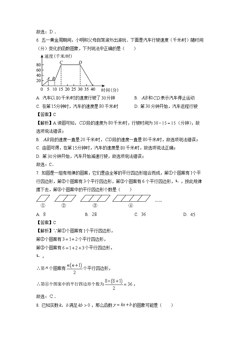 重庆市江津区2024-2025学年八年级下学期期末考试数学试卷（解析版）第3页