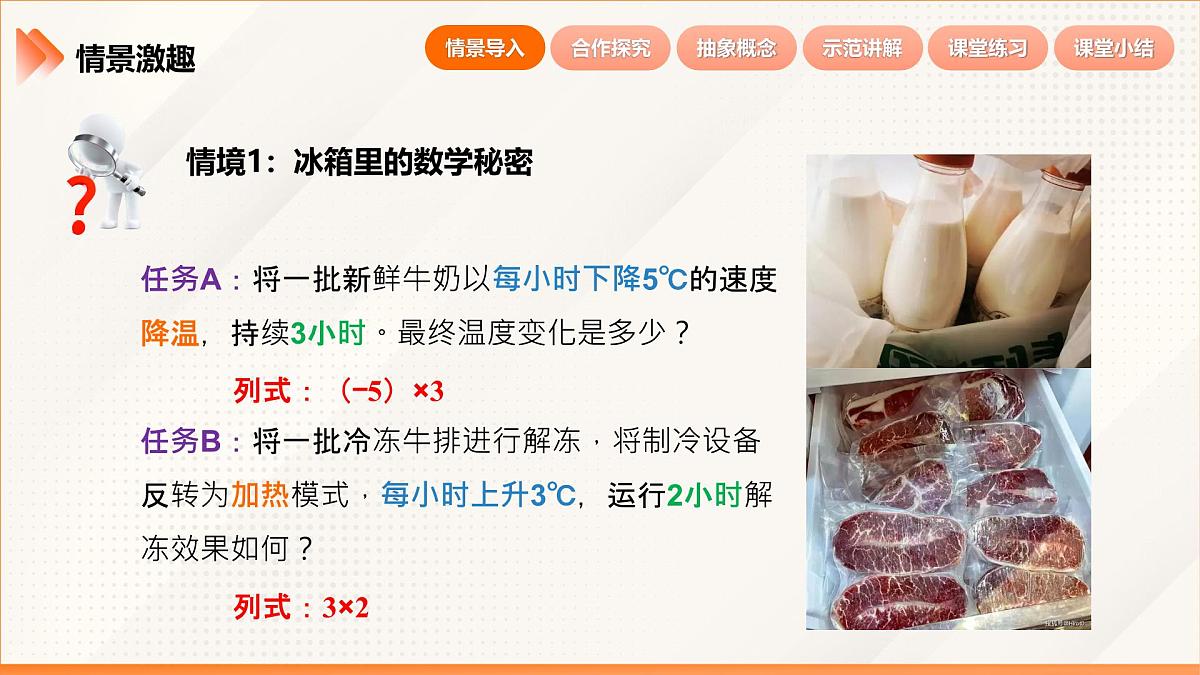 2024新人教版七年级上数学 2.2.1 有理数的乘法 第1课时 有理数的乘法 课件第5页