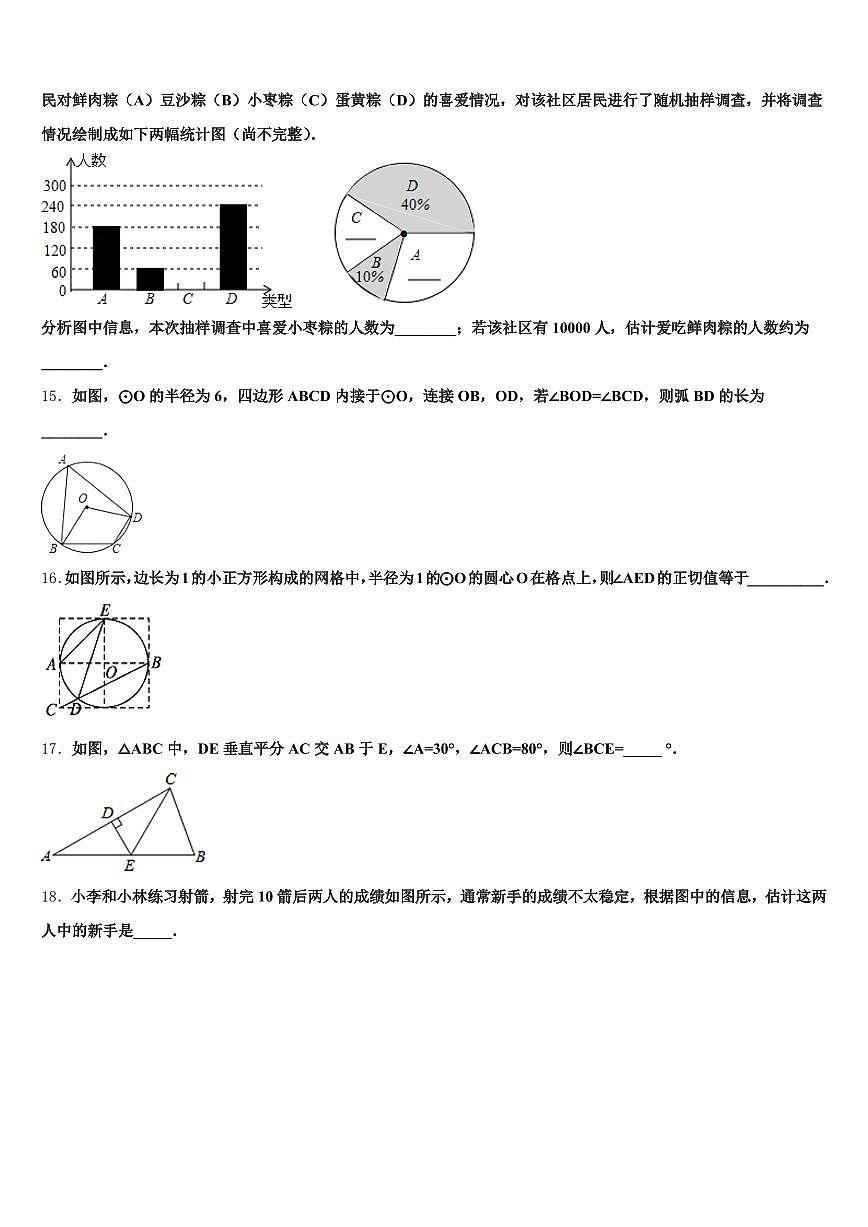 九江市永修县2025年中考冲刺卷数学试题含解析第3页