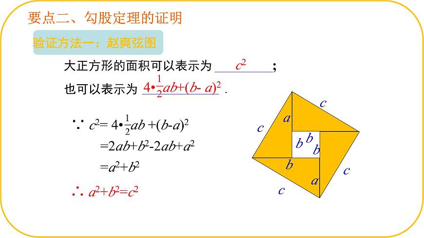 北师大版八年级上册数学第一章勾股定理整理与复习课件ppt第4页