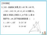 湘教版数学八年级上册 专题18 与等腰三角形有关的“手拉手”模型 习题课件（含答案）