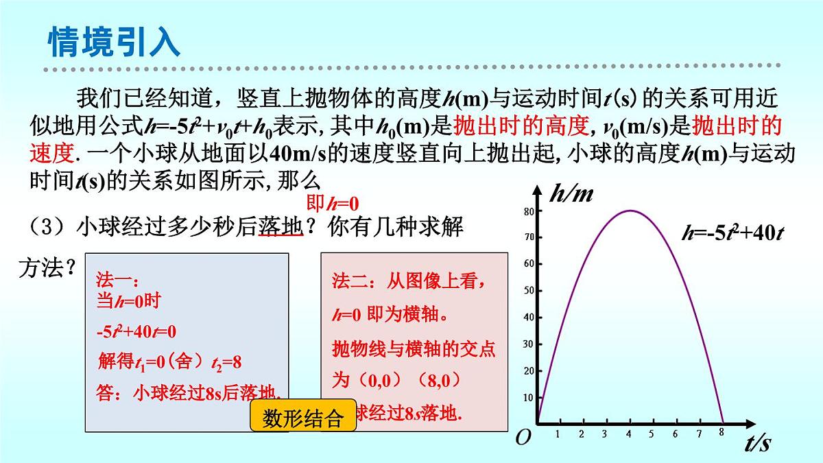 2.5二次函数与一元二次方程（第1课时）-北师大版九年级下册数学课件第8页