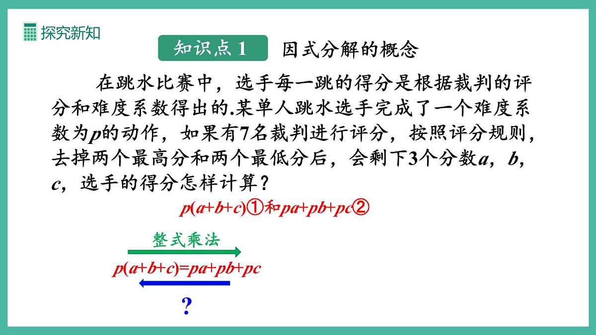 17.1 用提公因式法分解因式 (课件)第6页