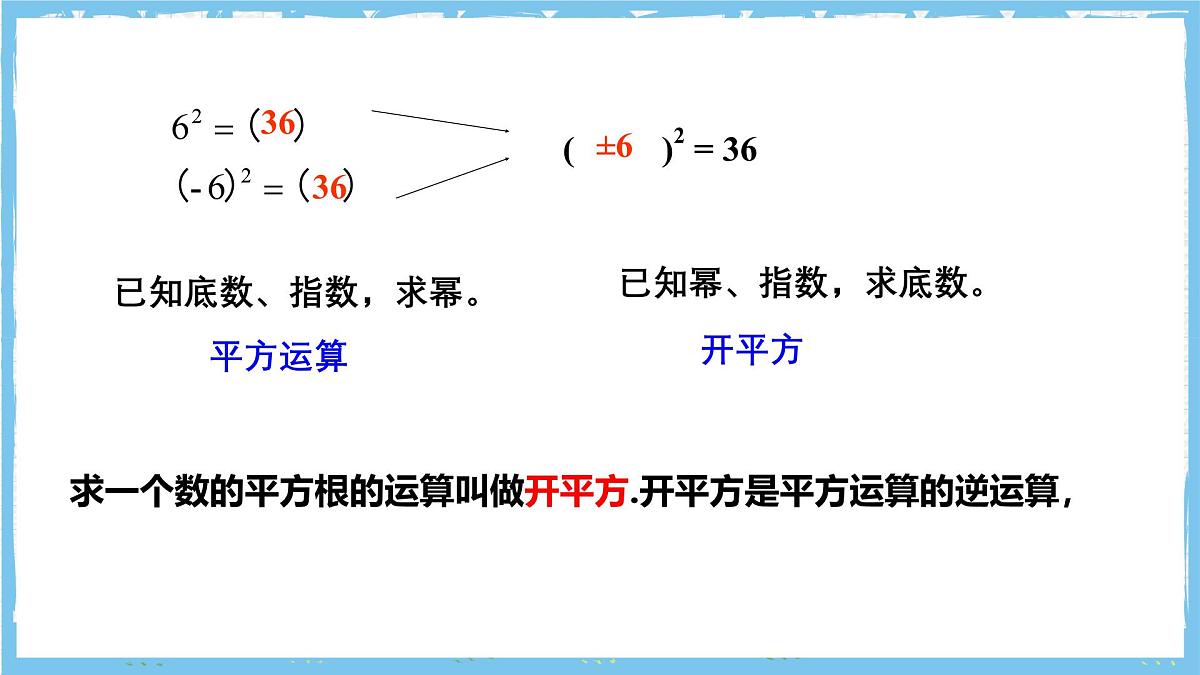 浙教版数学七上（2024）3.1《平方根》课件第6页