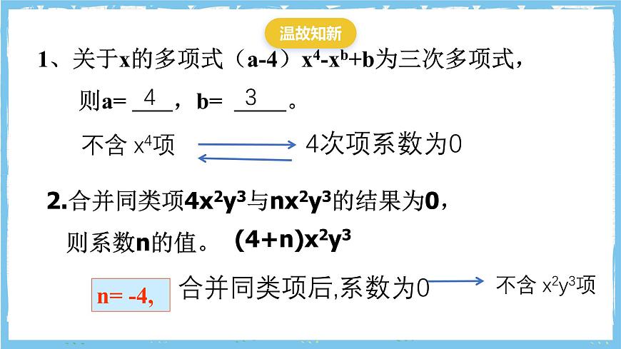 浙教版数学七上（2024）第四章《代数式 》》章末复习第三课时 课件第2页