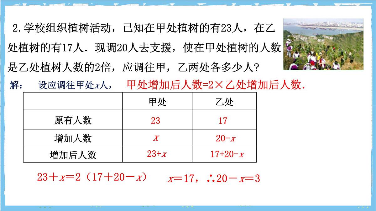浙教版数学七上（2024）5.5 《一元一次方程的应用》第三课时 课件第4页