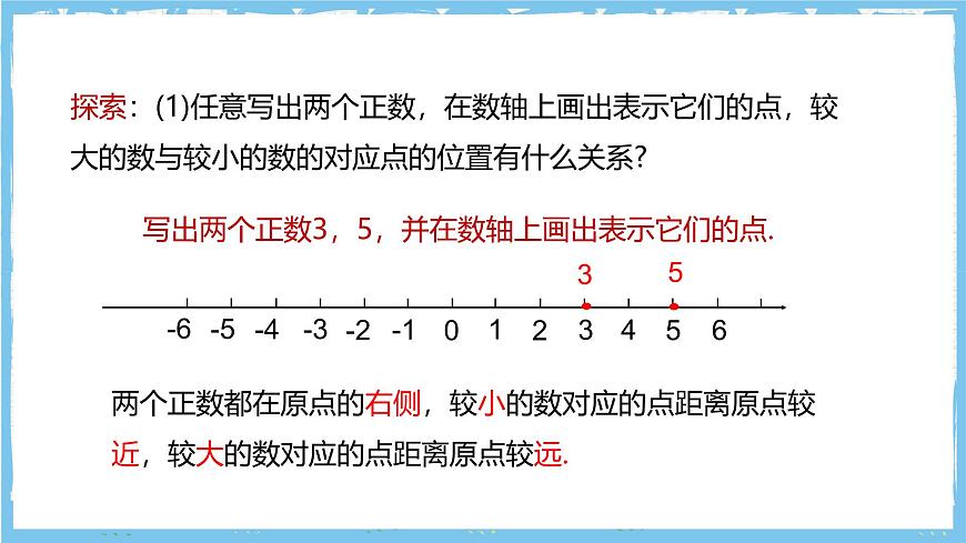 华师大版数学七上（2024）1.2.2《在数轴上比较数的大小》课件第6页