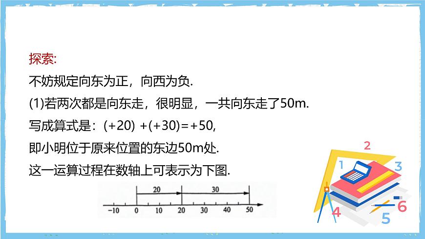 华师大版数学七上（2024）1.6.1《有理数的加法法则》第6页
