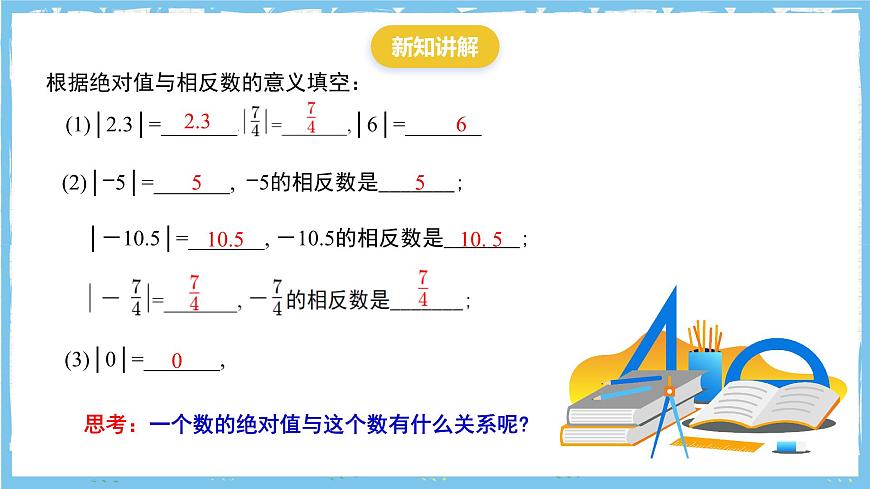 苏科版数学七上（2024）2.3.3《绝对值与相反数》课件第3页