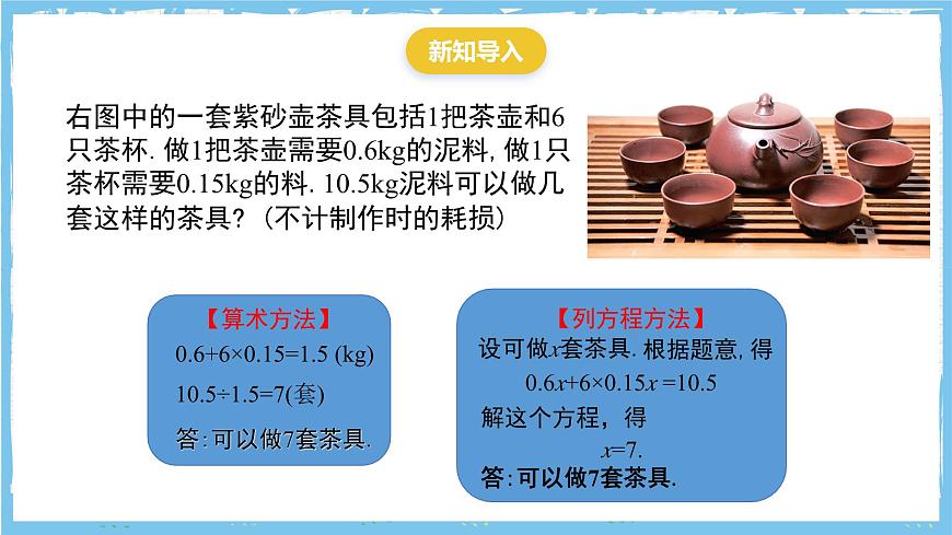 苏科版数学七上（2024）4.3.1《用一元一次方程解决问题》课件第2页