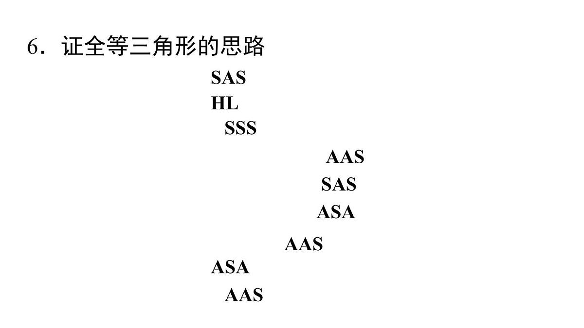 华师大版八年级数学上册第12章 全等三角形 小结与复习（课件）第7页
