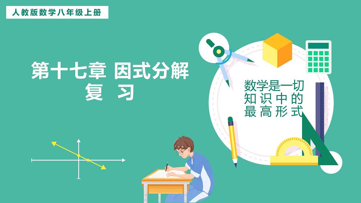 第十七章 因式分解 (复习课件)第1页