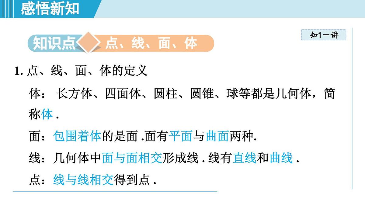 沪科版七年级数学上册 4.1 几何图形（第4章 几何图形初步 自学、复习、上课课件）第3页