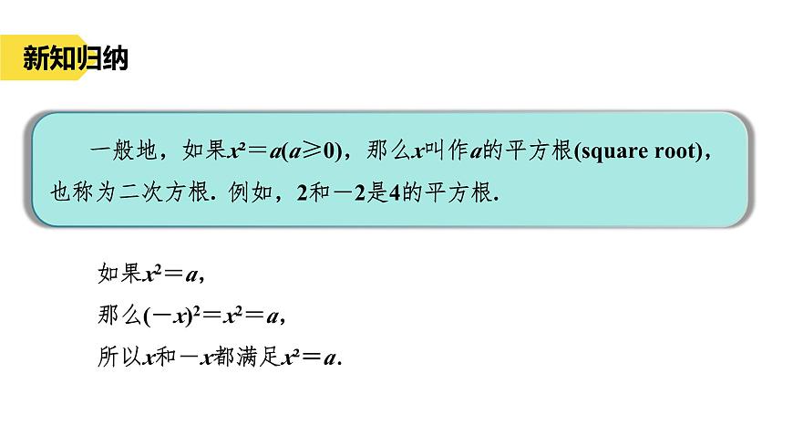 苏科版八上第二单元2.1平方根（2）课件+教案第4页