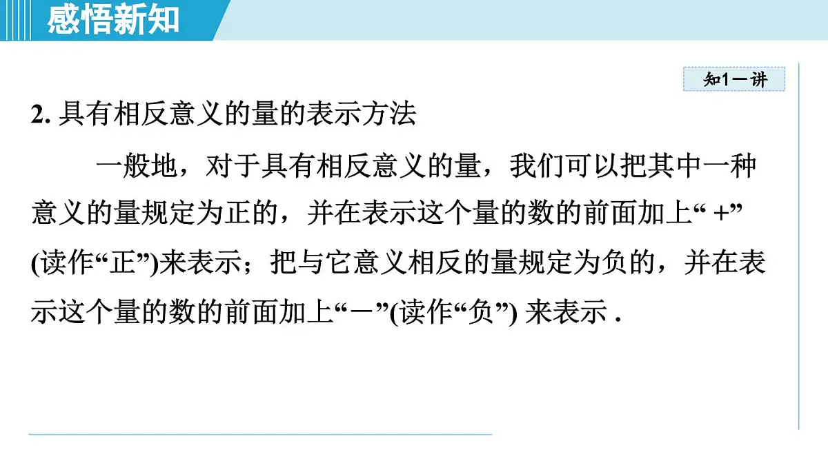 冀教版七年级数学上册 1.1 正数和负数（第一章 有理数 学习、上课课件）第6页