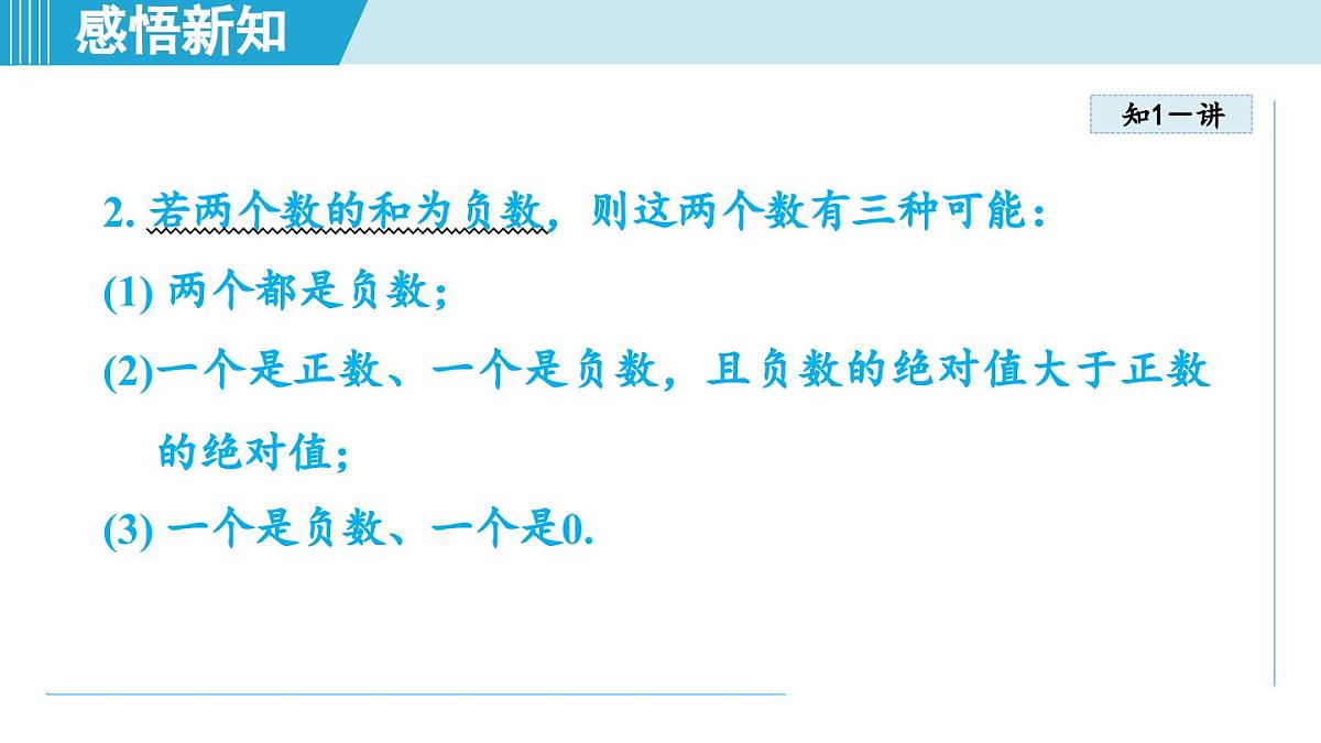 苏科版七年级数学上册  2.4 有理数的加法与减法（第2章 有理数  学习、上课课件）第8页