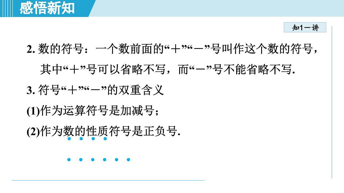 人教版七年级数学上册 1.1正数和负数（第一章 有理数 自学、复习、上课课件）第5页