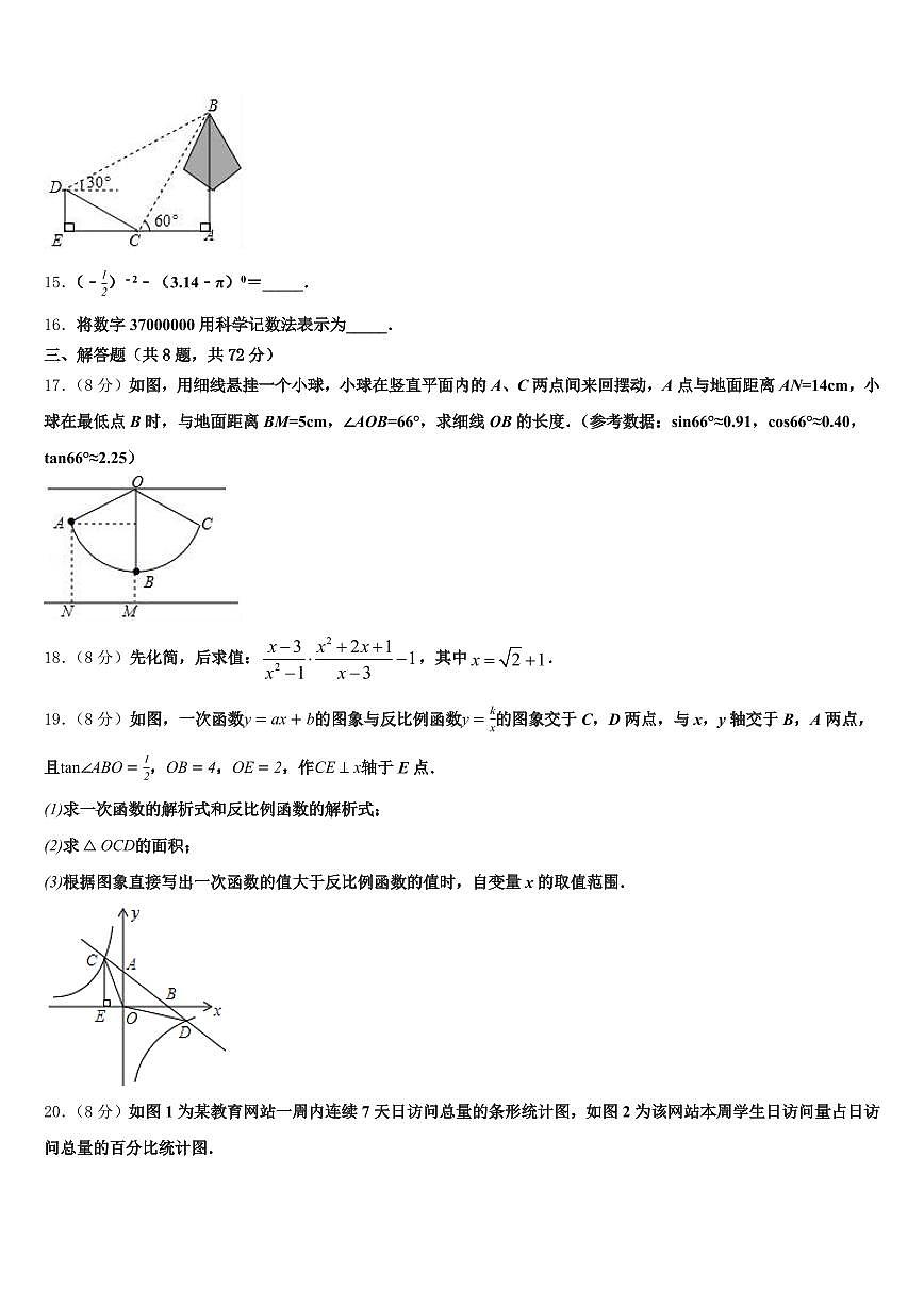 湖南省湘潭市湘潭县2025年中考五模数学试题含解析第3页